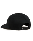 The Vans Boys Boys Drop V Logo Snapback Cap in Black