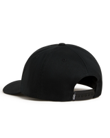 The Vans Boys Boys Drop V Logo Snapback Cap in Black