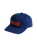Boys Drop V Logo Snapback Cap in Deep Indigo