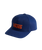 Boys Drop V Logo Snapback Cap in Deep Indigo