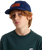 Boys Drop V Logo Snapback Cap in Deep Indigo