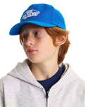 Boys Classic Snapback Cap in Bright Azure