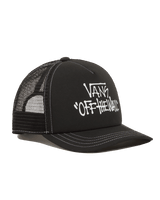 Boys Pop Trucker Cap in Black