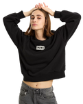 Upworn Retro Sweatshirt in Black