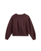 Got Your Back Sweatshirt in Dark Port