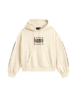 After Dark Retro Hoodie in Taupe Mist