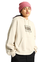 After Dark Retro Hoodie in Taupe Mist