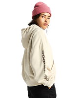 After Dark Retro Hoodie in Taupe Mist