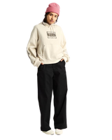 After Dark Retro Hoodie in Taupe Mist