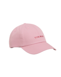 The Vans Womens Check Side Curved Bill Jockey Cap in Pink Dawn