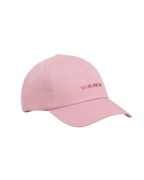 The Vans Womens Check Side Curved Bill Jockey Cap in Pink Dawn