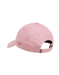 The Vans Womens Check Side Curved Bill Jockey Cap in Pink Dawn