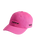 Check Side Curved Bill Jockey Cap in Pink Fizz