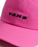 Check Side Curved Bill Jockey Cap in Pink Fizz