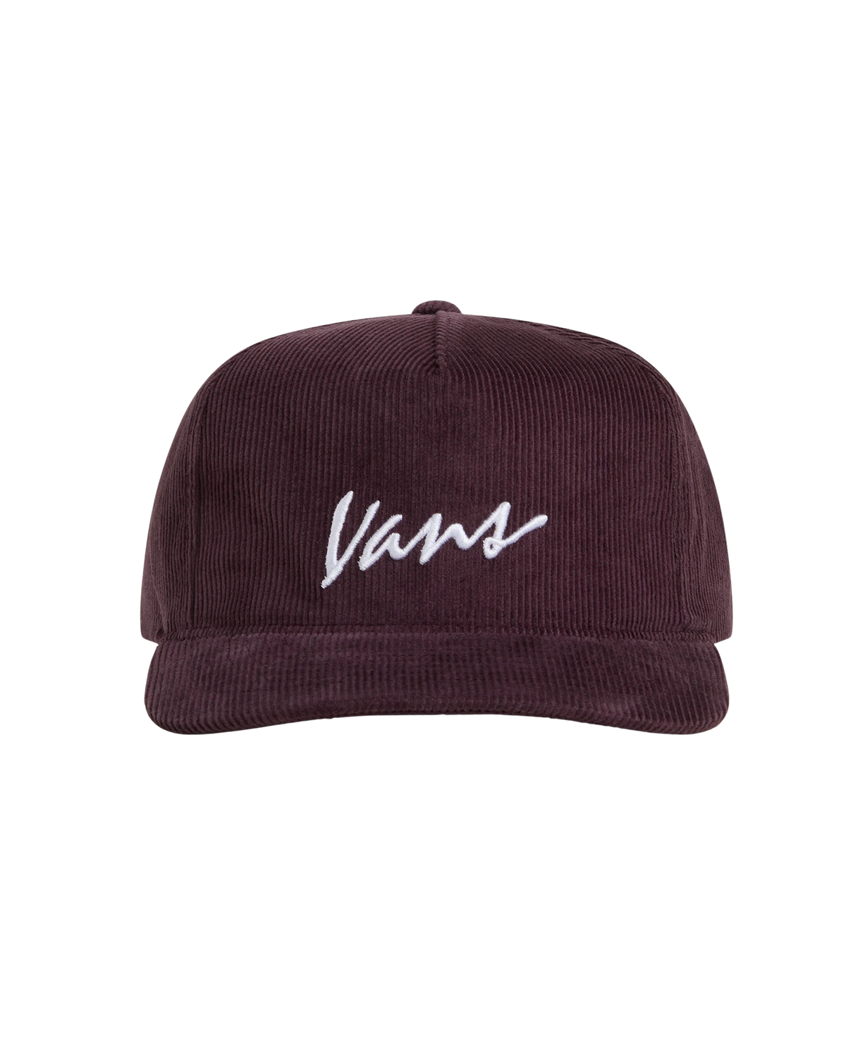 The Vans Womens Classic Script Snapback Cap in Dark Port