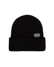 The Vans Mens Hex Patch Cuff Beanie in Black