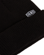 The Vans Mens Hex Patch Cuff Beanie in Black