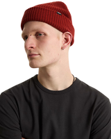 Core Basic Beanie in Poppy Ember