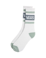Drop V Crew Socks in Gray Olive