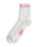 Peek-A-Check Half Socks in Pink Fizz