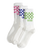 Classic Check Socks (3 Pack) in Pink Fizz