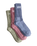 Classic Crew Socks (3 Pack) in Glacial Slate