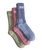Classic Crew Socks (3 Pack) in Glacial Slate
