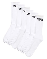 Classic Crew Socks (6 Pack) in White