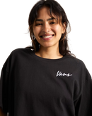 Classic Script T-Shirt in Black