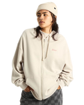 Everyday Zip Hoodie in Oatmeal