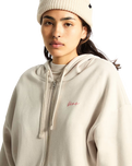 Everyday Zip Hoodie in Oatmeal