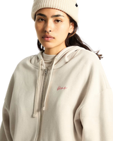 Everyday Zip Hoodie in Oatmeal