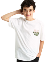Boys Metal Wall T-Shirt in White