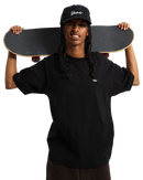 Left Chest T-Shirt in Black