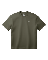The Vans Mens Left Chest T-Shirt in Mossy Olive