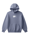 The Vans Boys Boys Blocked Box Hoodie in Glacial Slate