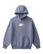 The Vans Boys Boys Blocked Box Hoodie in Glacial Slate