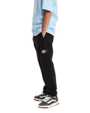 Boys Blocked Box Joggers in Black