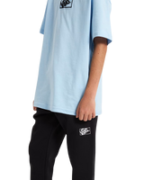 Boys Blocked Box Joggers in Black