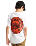 Boys Scratched Records T-Shirt in White