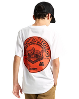 Boys Scratched Records T-Shirt in White