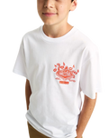 Boys Scratched Records T-Shirt in White