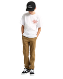 Boys Scratched Records T-Shirt in White