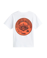 Boys Scratched Records T-Shirt in White