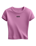 The Vans Womens Cameron T-Shirt in Pink Fizz