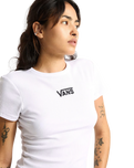 The Vans Womens Cameron T-Shirt in White