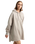 Fleece Dress in Mushroom