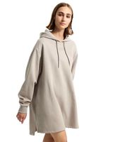 Fleece Dress in Mushroom