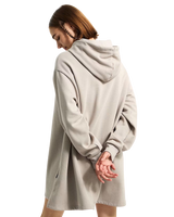 Fleece Dress in Mushroom