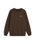 Stomper Loose Fit Sweatshirt in Coal Brown